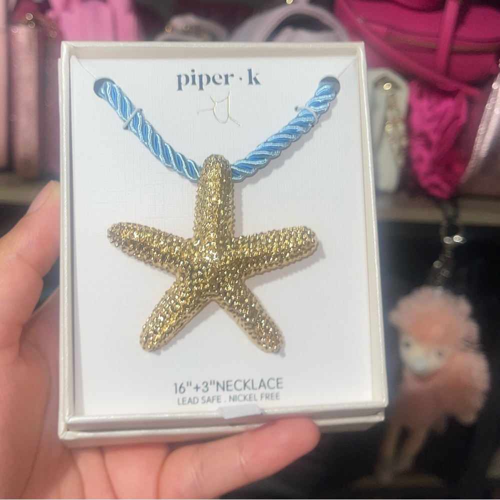 Pipper k necklace 🐚⭐️✨🐠🐟🐬🐳🌅🪼